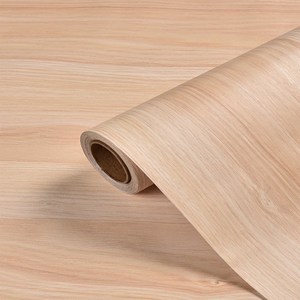Impresora gráfica de buena calidad, película de PVC granulada de madera, lámina de <span class=keywords><strong>vinilo</strong></span> de color madera, rollo de melamina envuelto <span class=keywords><strong>en</strong></span> laminación plana para puerta de <span class=keywords><strong>MDF</strong></span> - Product Image 4