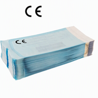 Autoclave CE pour équipement chirurgical hospitalier, sachets de stérilisation auto-scellants à la chaleur, étiquettes stériles pour stérilisation à l'oxyde d'éthylène, vapeur