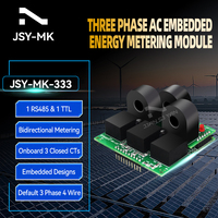 Módulo de Medición Integrado Trifásico JSY-MK-333, Voltaje Corriente 220V 380A RS485 TTL Modbus, Módulo Medidor de Energía Trifásico