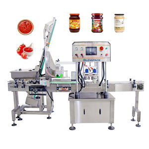 Tampa De Elevação Automática Garrafa De Plástico Cabeça Dupla Máquina Tampando De Quatro Rodas - Product Image 4