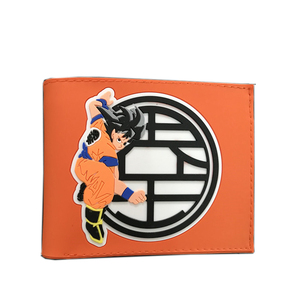 Offre Spéciale <span class=keywords><strong>DBZ</strong></span> Anime portefeuille en cuir PVC moderne court sac à main multicolore avec motif de dessin animé et décoration de lettres - Product Image 1
