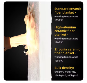 160kg M3 HP Keramik faser decke 20-50mm 1400c Hoch aluminium Zirkonium Keramik faser Isolier decke für Ofen - Product Image 2