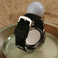 STRYVE 8023 Montre à quartz pour homme Bracelet en caoutchouc Boîtier en alliage Date Semaine Lumineuse 30M Étanche Montre de sport tendance pour homme