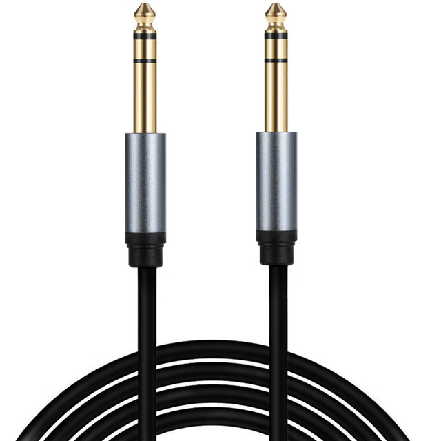Lengtion 6.35mm Male to Male Stereo Audio Instrument Patch Cord TRS 1/4 Inch 6.5mm Balanced Guitar Cable Copper 3m/10m