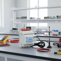 Compteurs d'énergie sans fil IoT Acrel ADW300 sur rail DIN triphasés pour boîtier de distribution SCADA, bâtiments, usines, réseaux intelligents, salle des disjoncteurs