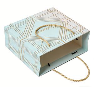 Sacs en papier personnalisés de luxe écologiques pour l'emballage commercial avec poignée – Vente en gros - Product Image 5