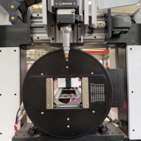 Mesin Pemotong Pipa Laser Serat Sederhana untuk Proses Pemrosesan Tabung 120mm 160mm 245mm Chuck Opsional