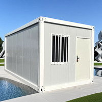Vente en gros de maisons conteneurs préfabriquées de 20 pieds et 40 pieds, maisons mobiles miniatures en panneaux sandwich en acier, durables, écologiques, design moderne