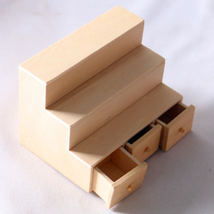 Maison de poupée en <span class=keywords><strong>bois</strong></span> massif bonbons légumes vitrine Miniature nourriture jouer scène Ob11 petit chiffon poupée accessoires - Product Image 4