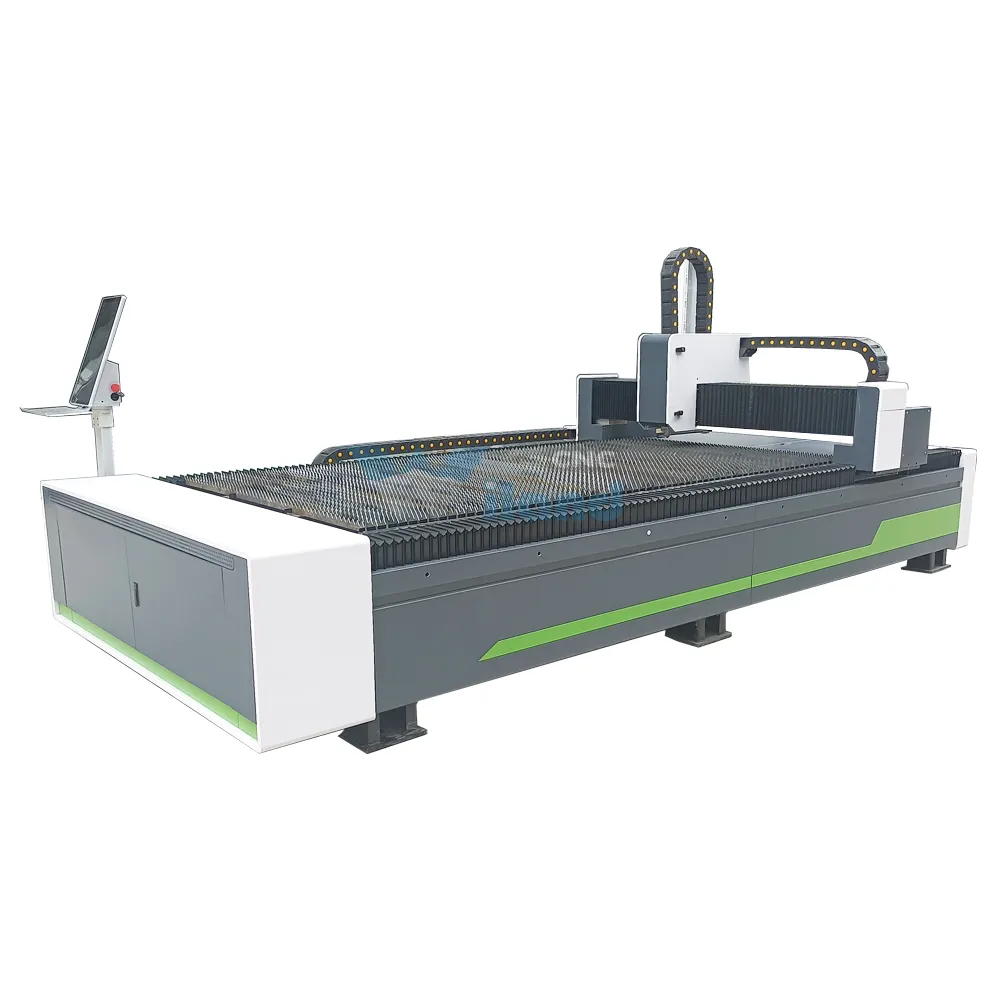 1530 1-12mm aluminium et plaque d'acier CNC Fiber Laser Machine de découpe avec une qualité supérieure