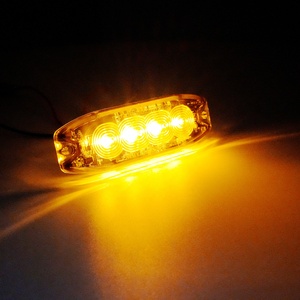 SAE ECE R65 <span class=keywords><strong>Strobe</strong></span> flash light 24V hổ phách LED cảnh báo đèn nhấp nháy siêu mỏng màu đỏ màu xanh LED <span class=keywords><strong>Strobe</strong></span> <span class=keywords><strong>Lights</strong></span> cho xe tải tự động loại - Product Image 4