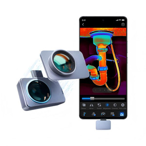 Cámara Infrarroja Tipo-C de <span class=keywords><strong>256</strong></span>*192 para Teléfonos Inteligentes Android/IOS, Visión Nocturna, Reparación de Circuitos PCB, Calentamiento Industrial, Lente Macro, 25Hz - Product Image 4