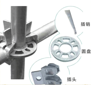 Hệ thống hỗ trợ lắp ráp nhanh cho kỹ thuật giàn giáo thép mạ kẽm nhúng nóng khớp nối giàn giáo Chất lượng cao - Product Image 4