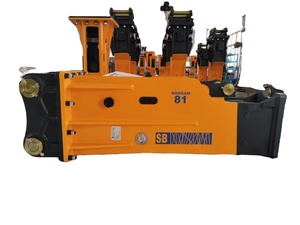 New for <b>Hydraulic</b> <b>Breaker</b> 81 Yellow Heavy Duty Construction Equipment for 18-26 Ton Excavators 1 Year Warranty Chisel - Product Image 1
