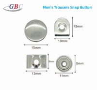 Boutons en laiton épais de haute qualité pour pantalons, attaches à pression, crochets pour pantalons pour femmes/hommes, costumes, vêtements