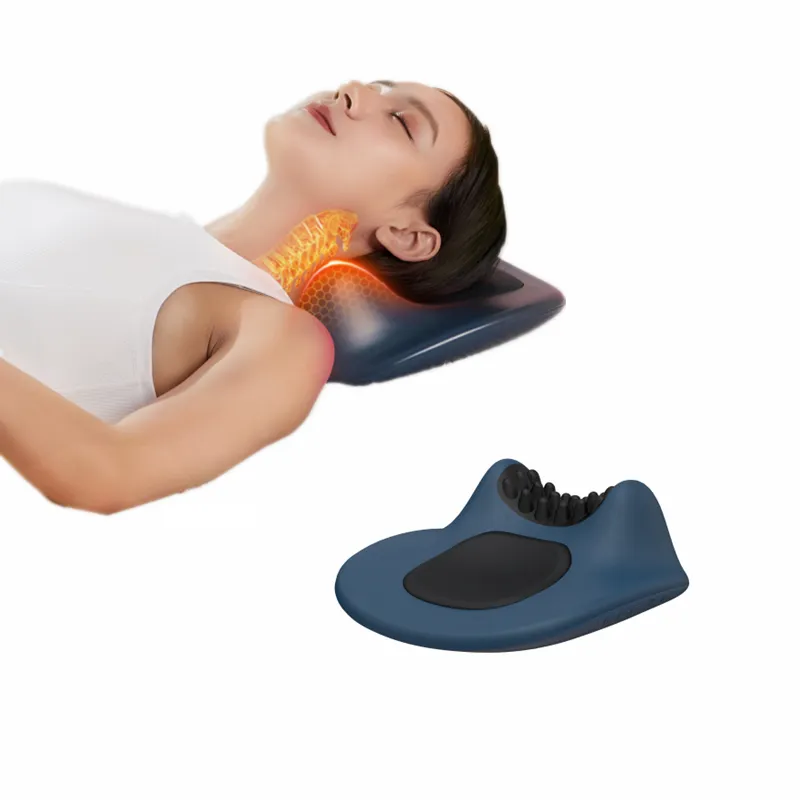 Neues Produkt Ems Electric Pulse Neck Massager Kissen mit Heat Cervi cal Neck Akupunktur Massage