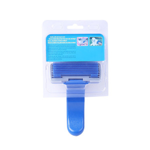 Grande Pettine Professionale Ecologico per Cani, Strumento di Toelettatura Autopulente con Manico per la Rimozione del Pelo - Product Image 3