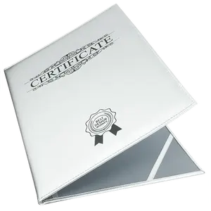 Étui pour diplôme en similicuir, merchandising personnalisé - Product Image 3