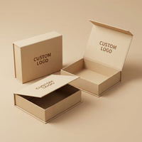 Boîte cadeau magnétique, design de boîte personnalisée, emballage en boîte kraft, emballage personnalisé pour cosmétiques de luxe, bijoux, carton rigide
