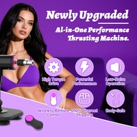 Neue Smarte Sexmaschine mit Weiblichem Dildo, Stoßfunktion und Vibration, Mehrere Modi, Diskretes Geschenk, Silikon-Dildo, Erwachsenen-Spielzeug