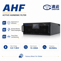 Filtro Activo de Armónicos Gaoyun GY-APF-0.4/50A-4L/M AHF 400V 50A para Mejora de la Calidad de Energía Industrial en Interiores y Exteriores