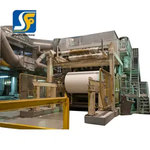 Moinhos automáticos do papel branco do bagaço fabricação máquinas papel a4 80g