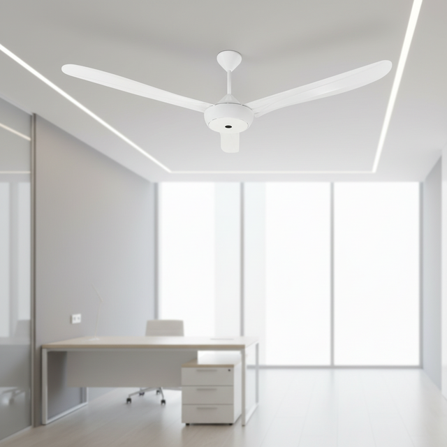 56-inch AC Metal Ceiling Ventilation Fan Mechanical 3-Blade Energy Saving Silent 75W Electric for Hotel Commercial Use