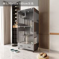 Villa moderne de luxe à 3 étages pour chat en bois, cage de jeu pour grand animal domestique, maison, nid, meubles pour salon, saison d'hiver