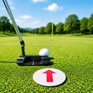 SwingPerfect - Juego de 5 Tapetes de Práctica de Golf para Putting, Doble Cara, con Alineación de Flechas, Almohadilla de Goma Suave, para Entrenamiento en Interiores y Exteriores - Product Image 2