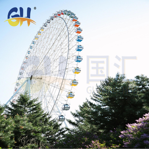 Solución Llave en Mano: Rueda de la Fortuna Gigante de 88m para Parque de Atracciones y Carnaval al Aire Libre en Venta - Product Image 3