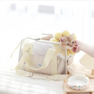 Taşınabilir Pet seyahat sırt çantası evcil taşıyıcı açık Tote çanta maruz kafa köpek kedi araba çapraz vücut çanta - Product Image 3