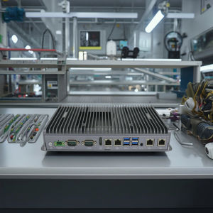 Mini PC industrial sin ventilador <span class=keywords><strong>Intel</strong></span> <span class=keywords><strong>Core</strong></span> I7 10810U I5 8260U I3 10110U DDR4 4x1000M LAN 4xCOM Micro computadora para IoT Edge Computing - Product Image 1