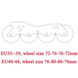 Roulettes légères réglables en ligne, patins à roulettes pour enfants, vente en gros - Product Image 6