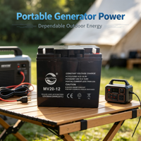 Baterai Asam Timbal Tertutup VRLA Isi Ulang MVVTON 12V 20Ah 240Wh Guangdong untuk Mobil Listrik
