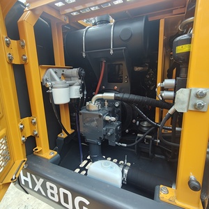 Excavadora Hyundai HX80G de 8 Toneladas con Cucharón de Excavación de 0.4m³ de Capacidad, Bajo Precio, Pocas Horas de Trabajo, Equipo Miniexcavador Usado - Product Image 6