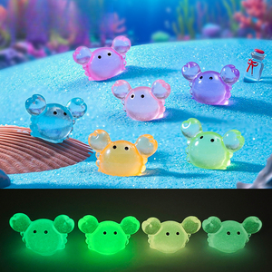 Micro-paysage lumineux Weij : Adorables petits crabes et granulés pour la décoration de l'aquarium marin DIY – Accessoires de bureau - Product Image 1