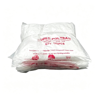 Sac d'eau en plastique HDPE personnalisé OEM avec soufflet inférieur, pochette transparente pour eau potable, sachet film de qualité alimentaire pour liquides et ustensiles de cuisine