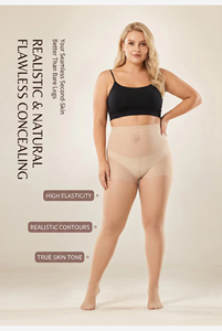 High Waist Sexy <strong>Maternity</strong> Sheer Pantyhose for Pregnancy-4 Colors Eco-Friendly Breathable Anti-Bacterial Thin All Skin Tones - Product Image 5