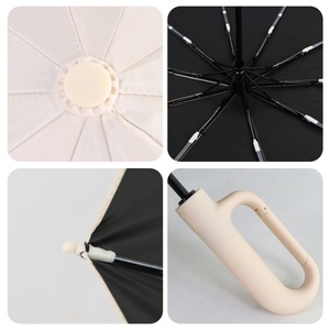 Portable Collapsible UV Protection Windproof Ring Buckle Umbrella for Outdoor Activities - Product Image 4
