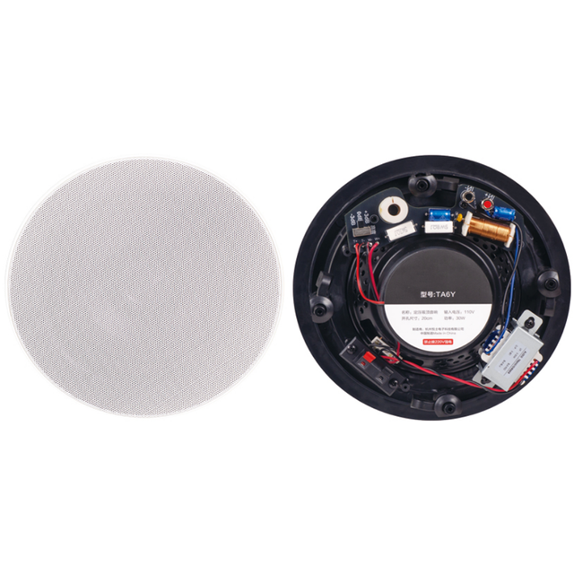 6.5 "Professional Public Broadcasting Fixed Pressure Ceiling Horn Ceiling Speaker Sound System Home Background Music