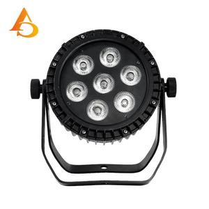 Luz LED Par Profesional para Escenarios Exteriores, Resistente al Agua, RGBWA, 7 Piezas * 18 W, 5 en 1 - Product Image 2