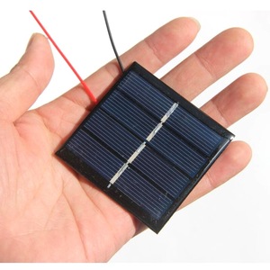 Flexible <b>Solar</b> <b>Panel</b> 0.45W 2V 58x58MM Polycrystalline Silicon With Wire For DIY Projects - Product Image 4