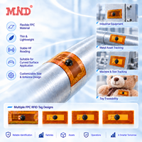 Étiquette NFC FPC Micro Mini 13,56 MHz NTAG 424 DNA anti-métal passive intelligente RFID autocollante