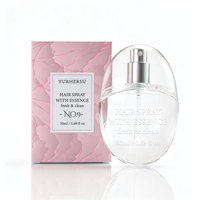Brume parfumée pour cheveux longue durée sans alcool, spray nourrissant aux notes fruitées et chypres, à l'huile d'argan et à la kératine pour femmes
