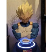 Dessin animé anime statue table ornements résine sculpture personnage buste sculpture personnalisé anime personnage statue