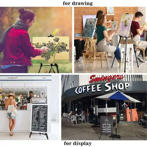 Bview nghệ thuật hiển thị gấp khung sắt đen kim loại giá vẽ cho nghệ sĩ sinh viên - Product Image 5