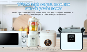 מערכת אנרגיה סולארית איכותית 300W לא מחוברת לרשת, גנרטור חירום לבית עם פונקציית UPS, סוללת גיבוי LiFePO4, מאושרת CE/ROHS - Product Image 4