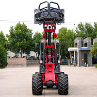 Minipala Gommata Euro 5 con Motore Kubota, Aria Condizionata e Sedile Sospeso, Piccola Pala Gommata Diesel W1160 in Offerta