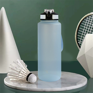 2022可定制便携式塑料设计狗旅行宠物水瓶 - Product Image 5