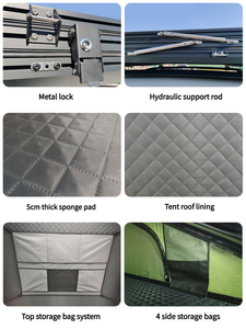 Nouveau Style amélioré Z forme aluminium haut espace intérieur coque dure <span class=keywords><strong>tente</strong></span> de toit Z Style <span class=keywords><strong>tente</strong></span> de toit - Product Image 4